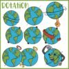 Earth's Rotation and Revolution Clip Art - Image 2