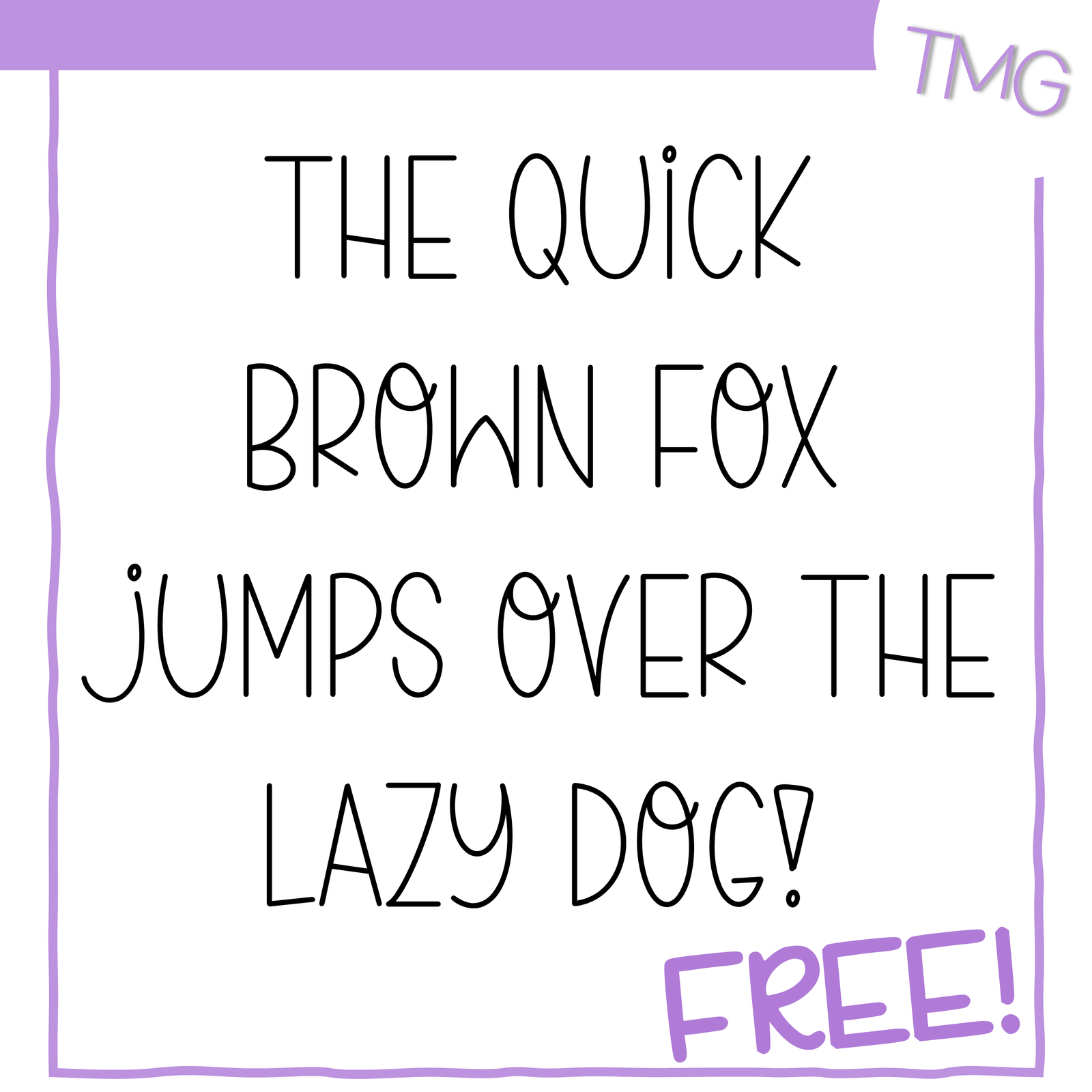 Free Font TMG BUZZ