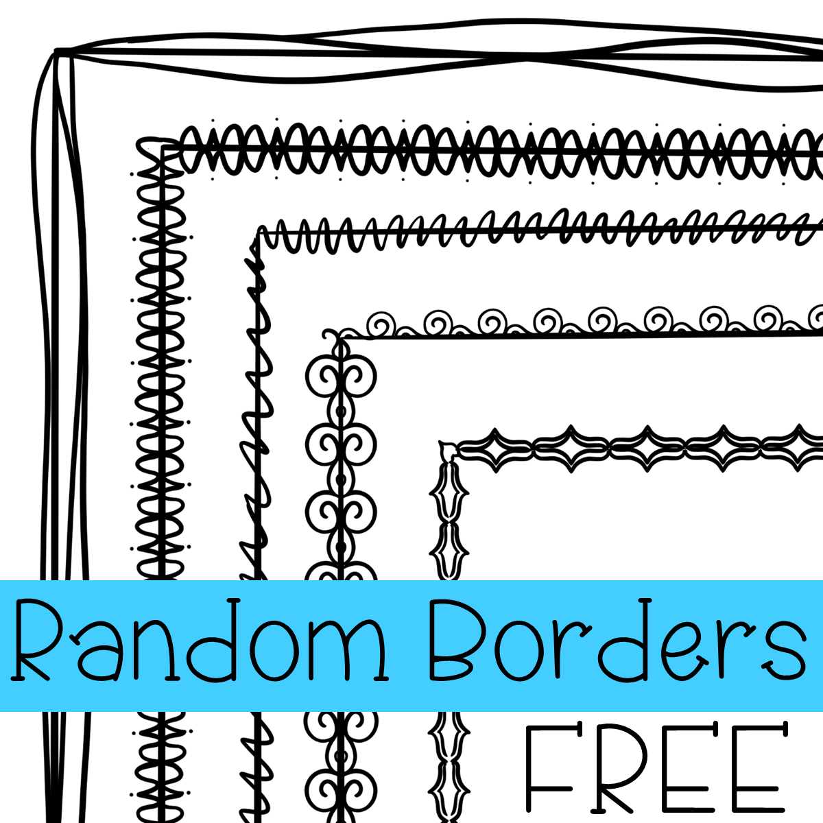 Random Borders Free