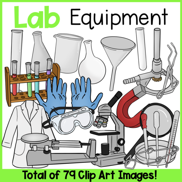 Science Lab Equipment and Tools Clip Art