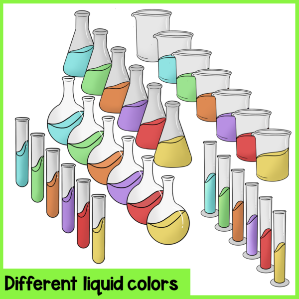 Science Lab Equipment and Tools Clip Art - Image 2