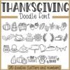 TMG FONTS - Thanksgiving Doodle Font | Seasonal Fonts