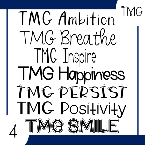 TMG Fonts | Bundle of 6 packs! - Image 5