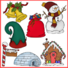 MERRY MERRY CHRISTMAS CLIP ART - Image 3
