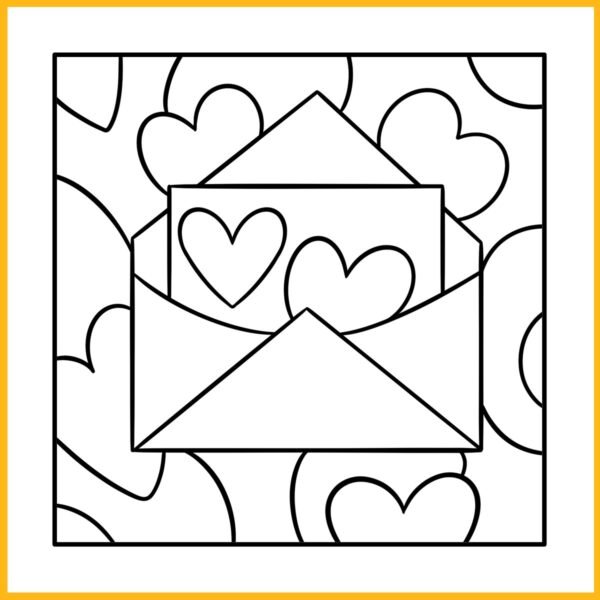 Valentine's Day Color By Code Clip Art | Seasonal Clip Art, Color By Number - Image 4